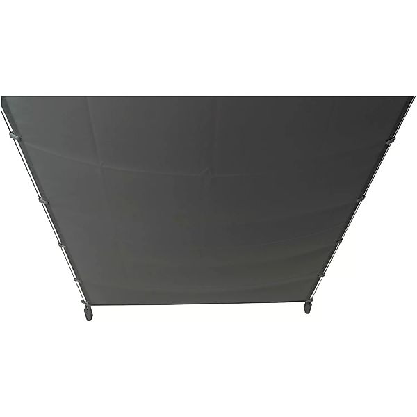 Peddy Shield Sonnensegel Seilspanntechnik 330 cm x 200 cm Anthrazit günstig online kaufen