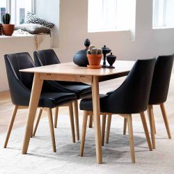 Esszimmertisch aus Eiche Butterfly Auszug günstig online kaufen