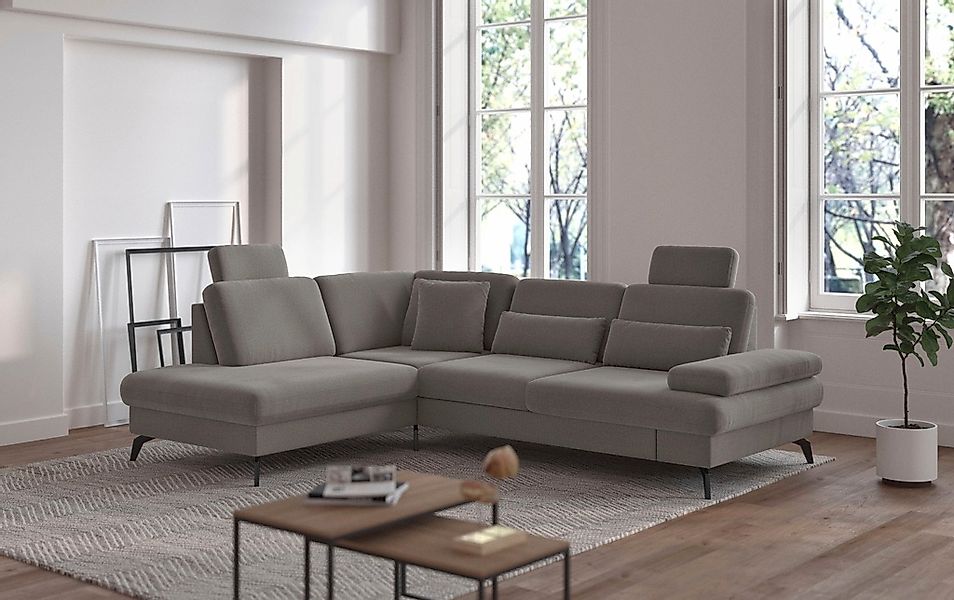 sit&more Ecksofa »Morris L-Form, inkl. Sitztiefenverstellung« wahlweise mit günstig online kaufen