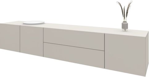 borchardt Möbel Lowboard "Sophia" Breite 190 cm, stehend und hängend montie günstig online kaufen