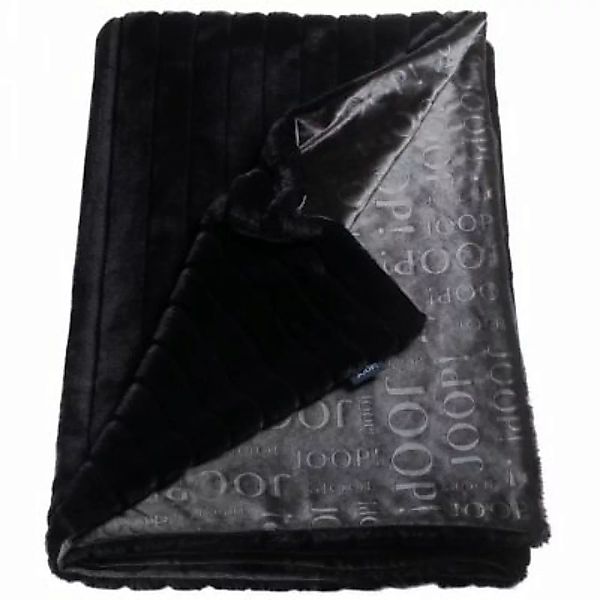 JOOP! Wohndecke Glam Schwarz - 002 130x170 cm Wohndecken schwarz Gr. 130 x günstig online kaufen