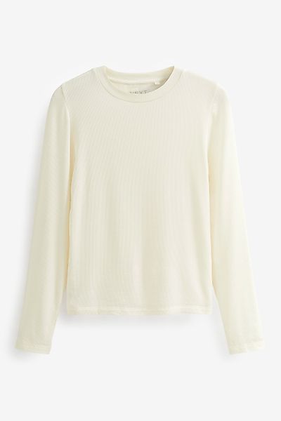 Next Langarmshirt Weiche, gerippte Langarmshirts mit günstig online kaufen
