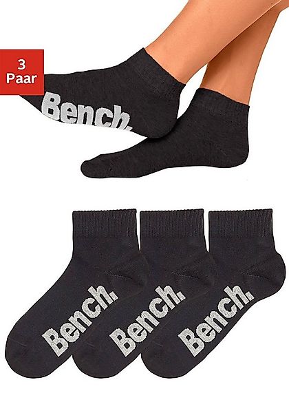Bench. Kurzsocken (Packung, 3-Paar) mit bequemen Rippbündchen günstig online kaufen