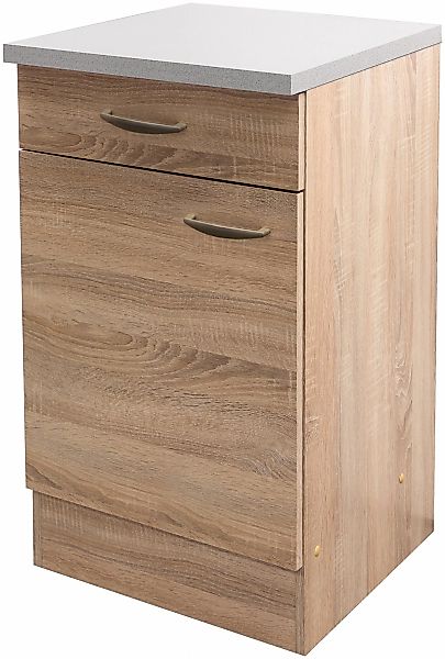 Flex-Well Classic Küchen-Unterschrank 50 cm Oslo Sonoma Eiche günstig online kaufen