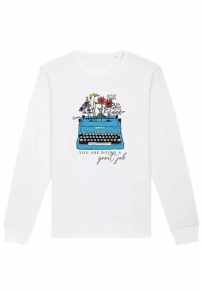 F4NT4STIC Sweatshirt "Flower you are doing a great job retro", Premium Qual günstig online kaufen