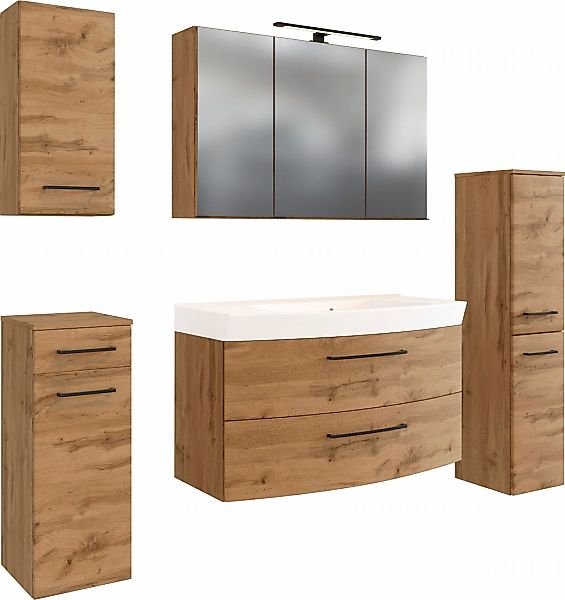 welltime Badmöbel-Set "Chicago" 5 Stk. tlg. günstig online kaufen