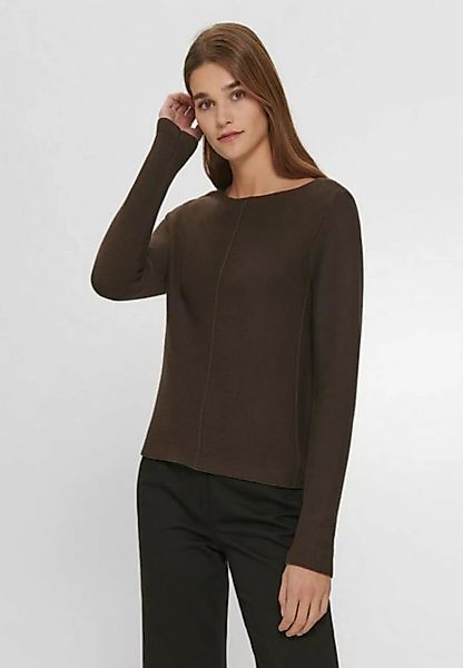 Pullover aus 100% Baumwolle Supima Peter Hahn braun günstig online kaufen