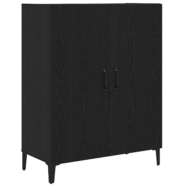 vidaXL Sideboard Schwarz Eichen-Optik 69,5x34x90 cm Holzwerkstoff 862093 günstig online kaufen