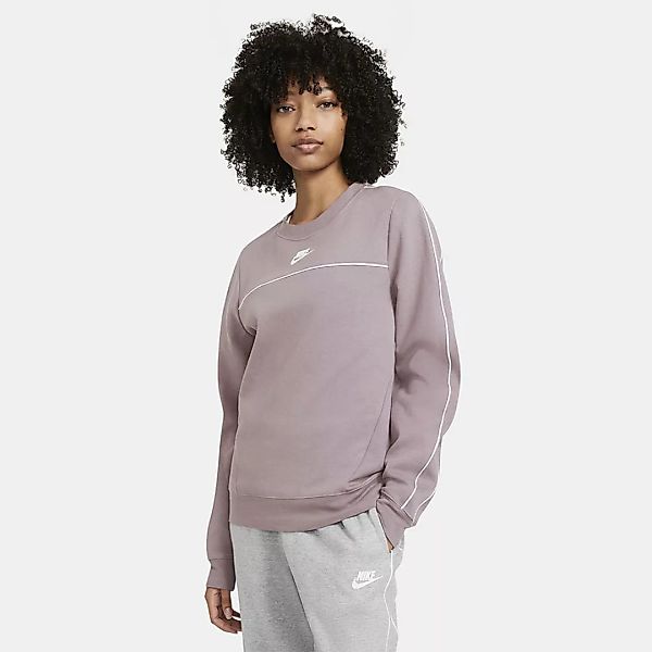 Nike Sportswear Millennium Essential Crew Sweatshirt XS Purple Smoke / Whit günstig online kaufen