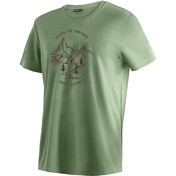 Maier Sports T-Shirt Shirt Dieter Print günstig online kaufen