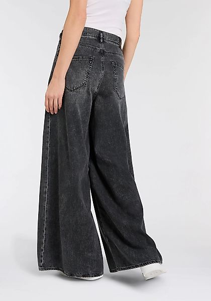 Herrlicher Weite Jeans "Shyra Palazzo Denim Black", mit hoher Leibhöhe, Sei günstig online kaufen