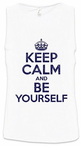 Urban Backwoods Tanktop Keep Calm And Be Yourself Ärmelloses T-Shirt Indivi günstig online kaufen