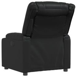 vidaXL Sessel Relaxsessel Schwarz Kunstleder (1-St) günstig online kaufen