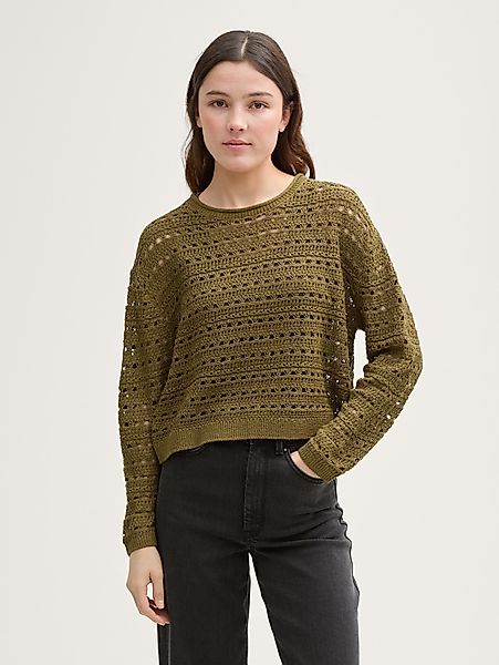 TOM TAILOR Denim Strickpullover Relaxed Fit günstig online kaufen