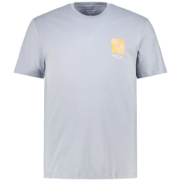 Jack&Jones T-Shirt mit Label-Print Farbe hellblau Größe: 5XL günstig online kaufen