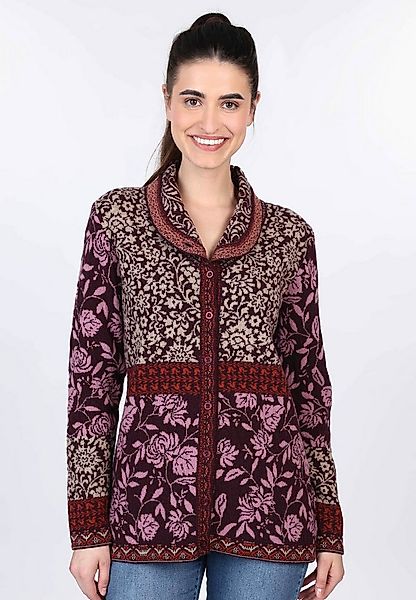 Sorgenfri Sylt Strickjacke Maily Flower Strickdetails günstig online kaufen