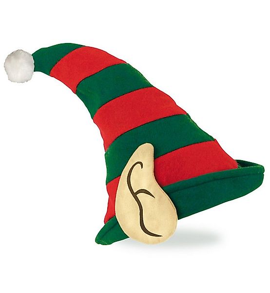 Fries Kostüm Hut Elfen Wichtel mit Ohren und Bommel Weihnachten Nikolaus Ka günstig online kaufen