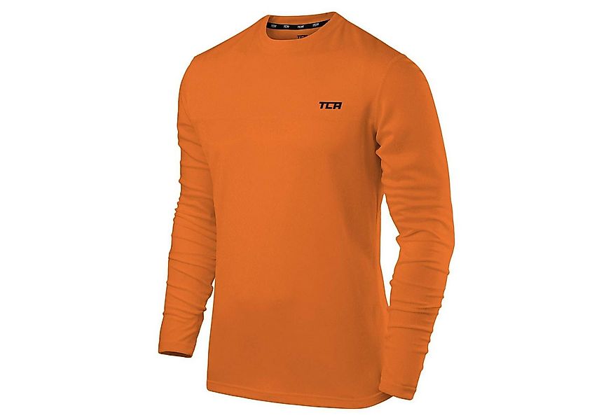 TCA Trainingsshirt TCA Herren Langarm Laufshirt - Orange, XXL (1-tlg) günstig online kaufen