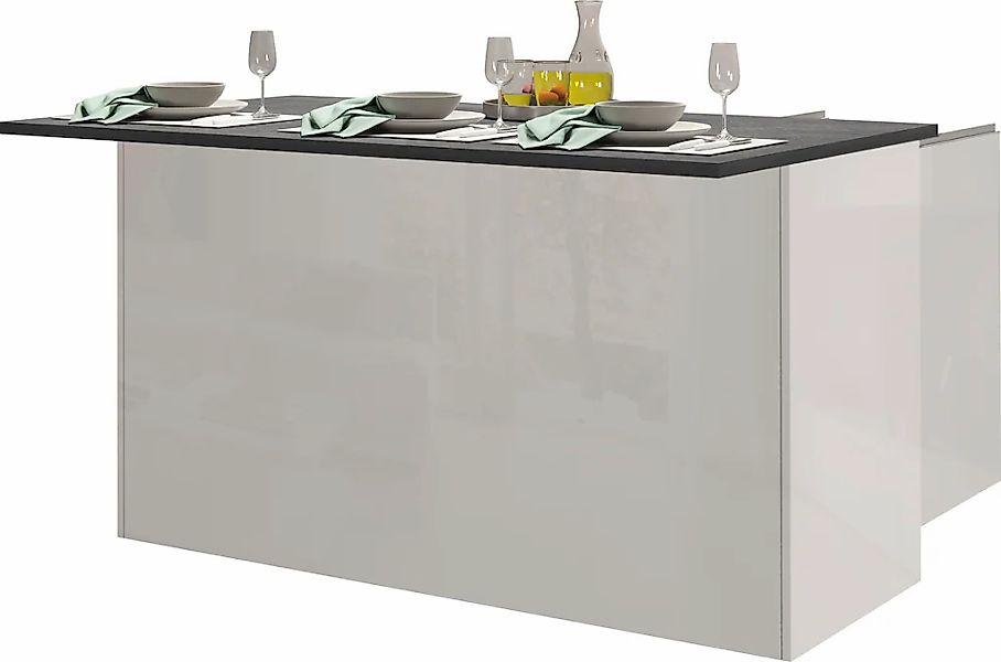 KOCHSTATION Kücheninsel "KS-Sole, Kücheninsel" Breite 155 cm, 3 Türen günstig online kaufen