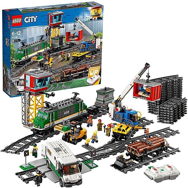 LEGO® Güterzug (60198), LEGO® City Konstruktionsspielsteine, (1226 St) günstig online kaufen