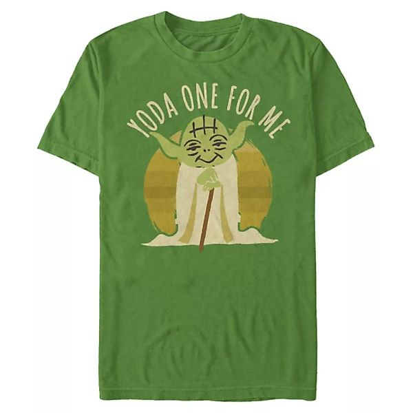 Star Wars - Yoda One For Me - Männer T-Shirt günstig online kaufen