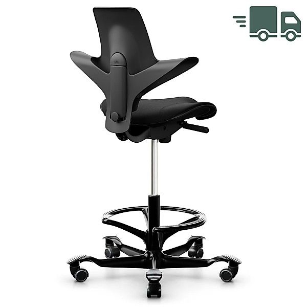 HAG CAPISCO PULS 8020 | Stehhilfe mit Fußring | Stoff Cura Loop | Black Edi günstig online kaufen