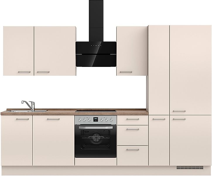 nobilia Küchenzeile ""Laser II", Ausrichtung wählbar, Breite 300 cm" vormon günstig online kaufen