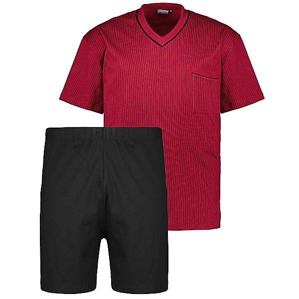 ADAMO Kurzer Schlafanzug Farbe rot Größe: 9XL günstig online kaufen
