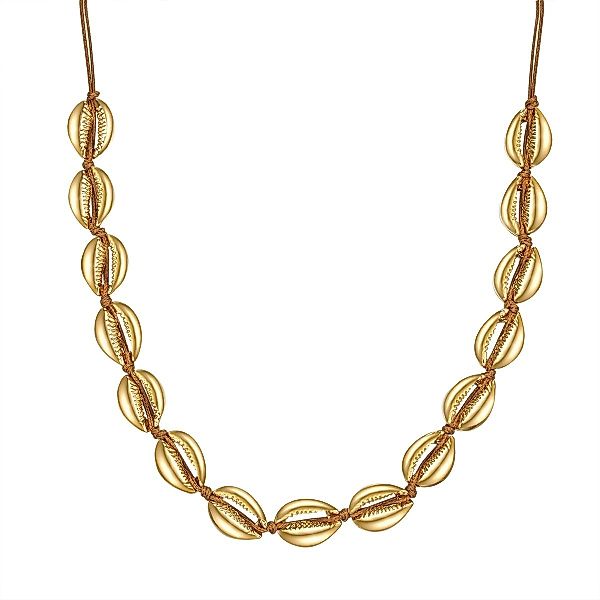 Lulu & Jane Collier Muschel gelbgold günstig online kaufen