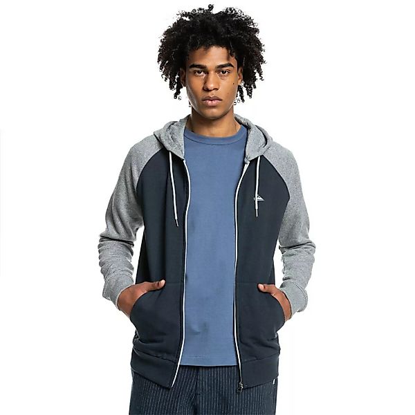 Quiksilver Essential Raglan Sweatshirt Mit Reißverschluss XS Navy Blazer günstig online kaufen