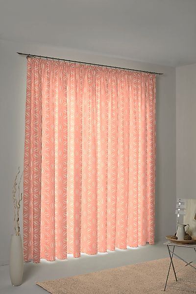 Adam Vorhang "Retro Floret" Kräuselband 1 Stk. tlg. aus 100% Bio-Baumwolle günstig online kaufen
