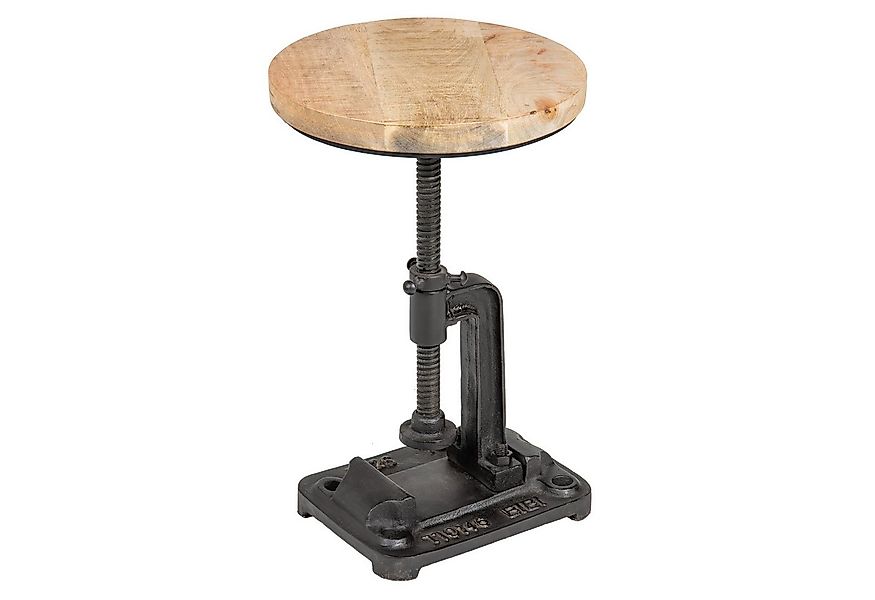 riess-ambiente Beistelltisch ENGINEER Ø30cm natur / schwarz (Einzelartikel, günstig online kaufen