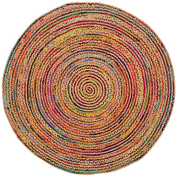 Pergamon Sisalteppich Teppich Jute Baumwolle Salsa, Rund, Höhe: 8 mm günstig online kaufen