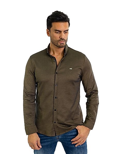 Denim Distriqt Langarmhemd Feines Herren Jersey günstig online kaufen