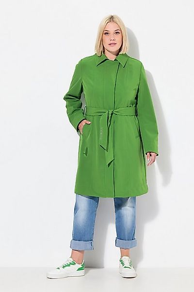 Ulla Popken Wintermantel HYPRAR Softshell-Trenchcoat wasserabweisend Gürtel günstig online kaufen