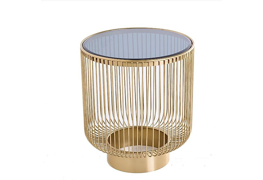 riess-ambiente Beistelltisch VARIATION Ø50cm gold / schwarz (Einzelartikel, günstig online kaufen