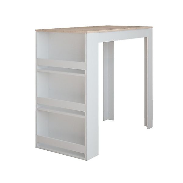 Vicco Bartisch Repose, Weiß/Sonoma, 57 x günstig online kaufen