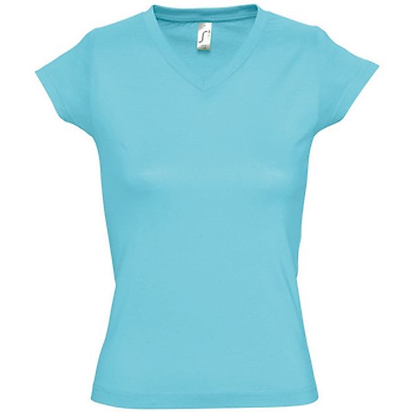 Sols  T-Shirt MOON COLORS GIRL-camiseta mujer cuello pico -  100% algodón günstig online kaufen