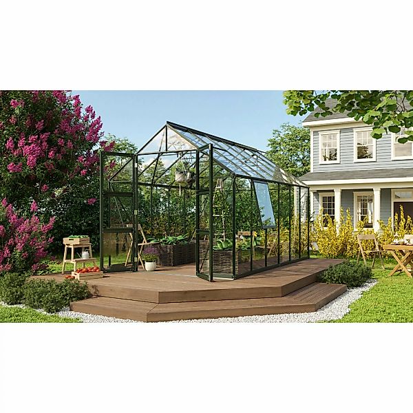 Vitavia Gewächshaus Olymp 9900 Smaragd 9,9 m² inkl. Fundament günstig online kaufen