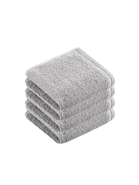 Vossen Gästehandtücher 4er Pack Gästetuch 40 x 60 cm Vegan Life, Frottier ( günstig online kaufen