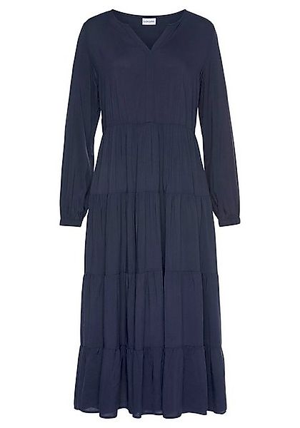 LASCANA Maxikleid mit Volants günstig online kaufen