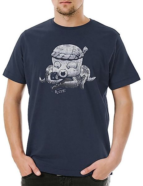 Urban Backwoods Print-Shirt Urban Backwoods Tattoo Octopus Herren T-Shirt N günstig online kaufen