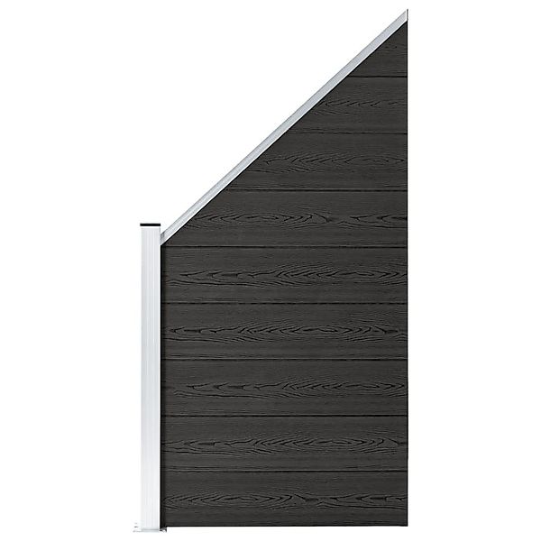 vidaXL Gartenzaun Zaunelement WPC 95x(105-180) cm günstig online kaufen
