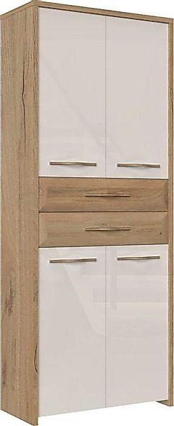 Home affaire Garderobenschrank "Gala", hochwertig UV lackiert, Soft-Close-F günstig online kaufen