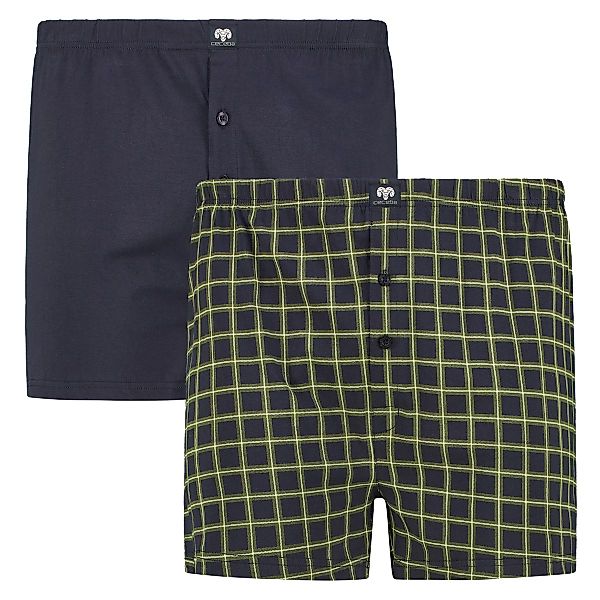 Ceceba Doppelpack Boxershorts aus Baumwolle Farbe blau Größe: 10 günstig online kaufen