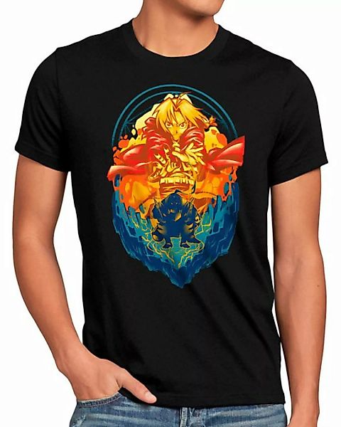 style3 Print-Shirt Herren T-Shirt Iron Alchemist fullmetal japan mustang ro günstig online kaufen