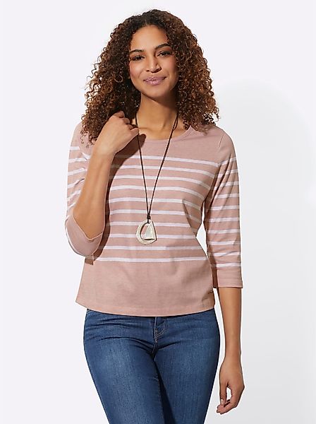 Casual Looks 3/4-Arm-Shirt "Ringelshirt", (1 tlg.) günstig online kaufen