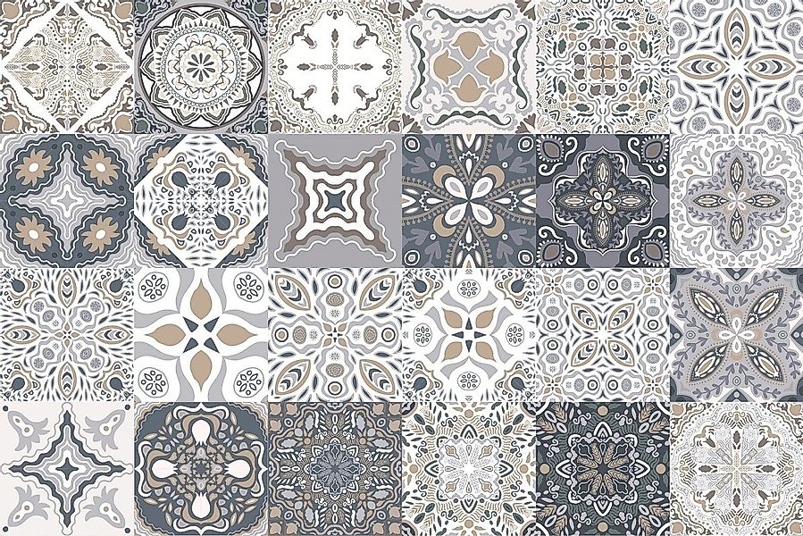 COOL-i ® Fliesenaufkleber, 24 stück 3D Fliesenaufkleber, Selbstklebende (10 günstig online kaufen