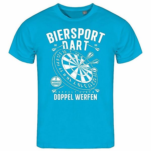 deinshirt Print-Shirt Herren T-Shirt Biersport Dart Funshirt mit Motiv günstig online kaufen