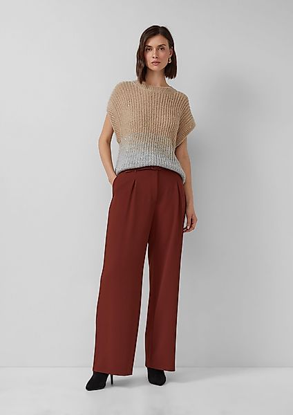 s.Oliver BLACK LABEL Stoffhose Twill-Hose mit günstig online kaufen